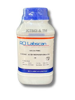 Citric Acid Monohydrate, AR 500 g. RCI Labscan™