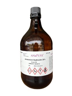 Ammonium Hydroxide 28%, AR 2.5 L. ANaPURE™