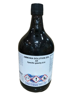 Ammonia solution 25%, AR 2.5 L. Loba Chemie™