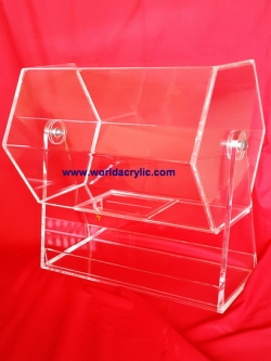 กล่องจับรางวัลหกเหลี่ยมแบบหมุนได้