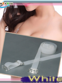 สายเสื้อในซิลิโคน สีขาว