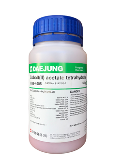 Cobalt(II) Acetate Tetrahydrate, Extra Pure 500g. Daejung™