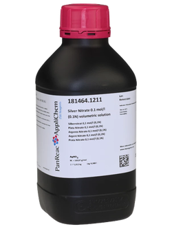 Silver Nitrate 0.1 mol/l (0.1N), volumetric solution 1L PanReac™