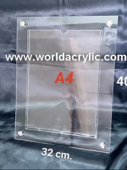 บอร์ดใส่ประกาศ A4