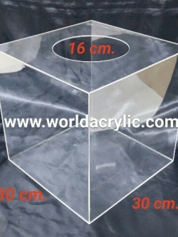 กล่องจับรางวัล อะคริลิคใส