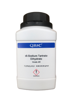 di-Sodium Tartrate Dihydrate (Sodium tartrate), AR 500g. QReC™