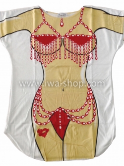 เสื้อลายบิกินี่แดงลูกตุ้ม เสื้อยืดลายบิกินี่ เสื้อสกรีนลายบิกินี่ เสื้อลายชุดว่ายน้ำ เสื้อฮาๆ พิมพ์ลายเซ็กซี่ ชุดเดรสลายบิกินี่ ชุดไปทะเล ชุดเที่ยวทะเล เสื้อผ้าไปทะเล