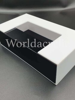 กล่องทิชชู่อคริลิค แบบ 2 สี