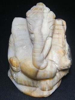 พระพิฆเนศไม้กลายเป็นหิน