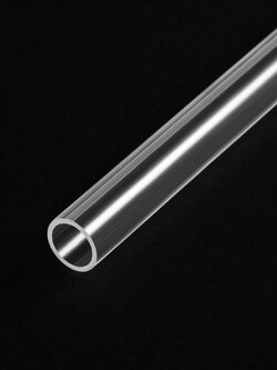 ท่ออะครีลิคใส Dia 20 mm. (OD) หนา 3 mm. ยาว 1 เมตร