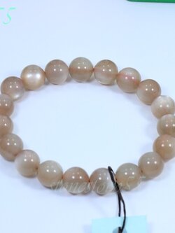 มูนสโตน สีอมชมพูมุก(10มิล)