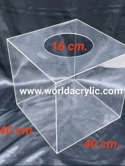 กล่องจับสลากรางวัล 40x40x40 cm.