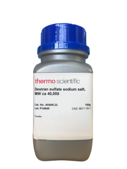Dextran Sulfate Sodium Salt, MW ca 40,000, 100g Alfa Aesar™
