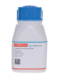 L-ARGININE MONOHYDROCHLORIDE 98.5%, 25 g. Himedia®