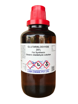 Glutaraldehyde 25%, For Synthesis 500 ml. Loba Chemie™