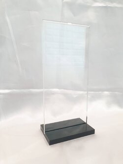 ป้ายสอดกระดาษ A4 พับ 3 ตอน/ป้ายเมนู/ป้ายโปรโมชั่น/ป้ายร้านอาหาร