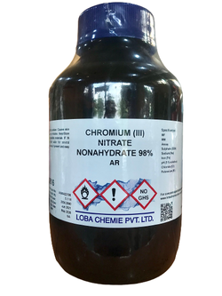 Chromium (III) Nitrate (nonahydrate) 98%, AR 500 g. Loba Chemie™