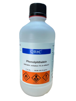 Phenolphthalein Indicator, Solution 1% in Ethanol QReC™