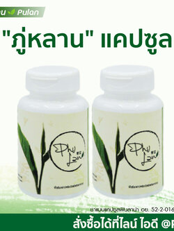 ชาภู่หลานแบบแคปซูล 2 กระปุก (120 แคปซูล)