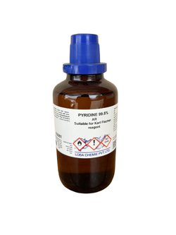 Pyridine 99.5%, AR 500 ml. Loba Chemie™