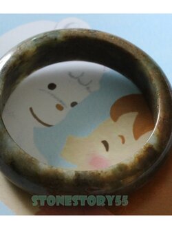 กำไลหยกพม่าเขียวขี่ม้า6.4