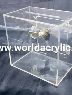 กล่องทิป / กล่องรับบริจาค / กล่องใส่เงิน/ตู้บริจาค/กล่องใส่เงิน