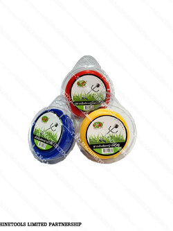 สายเอ็นตัดหญ้า ความยาว 10 เมตร ชนิดตลับ **คละสี**