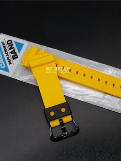 CASIO GENUINE FACTORY CASIO REPLACEMENT อะไหล่นาฬิกา G-SHOCK พร้อมส่ง รุ่น G-6900A-9 กรอบสายสีเหลือง