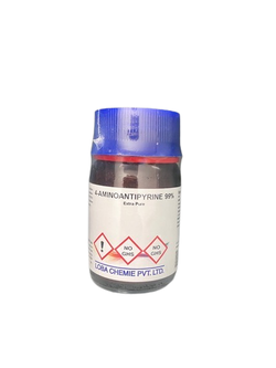 4-Aminoantipyrine 99%, Extra Pure 25 g. Loba Chemie™