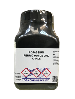 Potassium Ferricyanide 99%, AR/ACS 500 g. Loba Chemie™