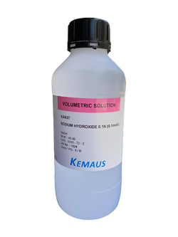 Sodium Hydroxide 0.1N (0.1mol/L), Volumetric Solution 1 L. "KemAus"
