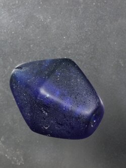 (ขายแล้ว)ลูกปัดบ้านเชียง น้ำเงิน มะเฟื่องใหญ่