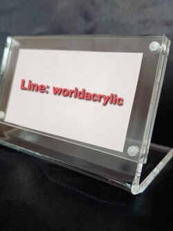 ที่ใส่นามบัตร/ป้ายสอด/ป้ายชื่อ/ป้ายราคา