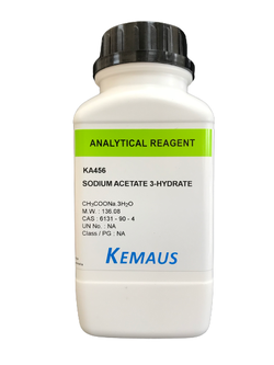 Sodium Acetate 3-hydrate(trihydrate) ,AR 500 g. KemAus™