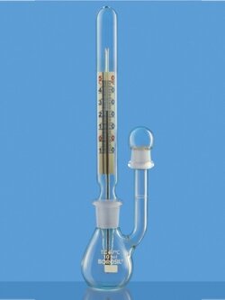 BOROSIL® Pycnometer Bottle With Thermometer ขวดวัดความถ่วงจำเพาะพร้อมเทอร์โมมิเตอร์