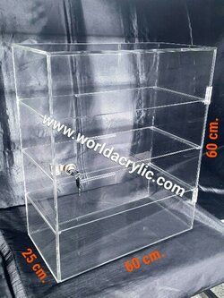 ตู้โชว์แบบสี่เหลี่ยมผืนผ้า