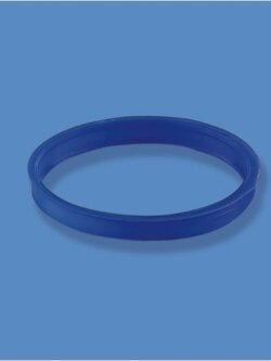 BOROSIL® Pouring Ring, Blue Color วงแหวนพลาสติกสำหรับขวดเก็บตัวอย่าง