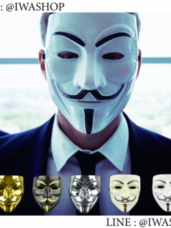 หน้ากากปาร์ตี้ V FOR Vendetta Anonymous Vendetta Guy Fawkes Hacker หน้ากากปาร์ตี้ฮาโลวีน จากภาพยนต์เรื่อง V for Vendetta