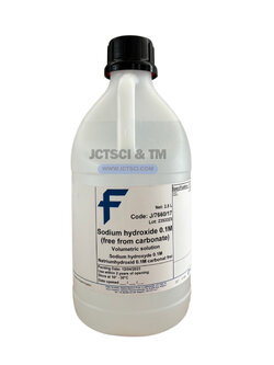 Sodium Hydroxide 0.1M(free from carbonate), Volumetric Solution 2.5 L. Fisher Chemical™