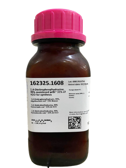 2,4-Dinitrophenylhydrazine 99% Moistened with~ 33% of H2O, Synthesis 100g PanReac™