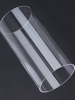 ท่อใส dia 50 mm.( OD ) หนา 5 mm.ยาว 40 cm.