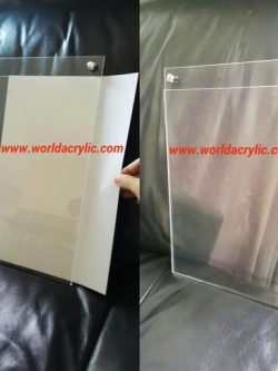 กรอบใส่กระดาษขนาด A4 แบบพับ U