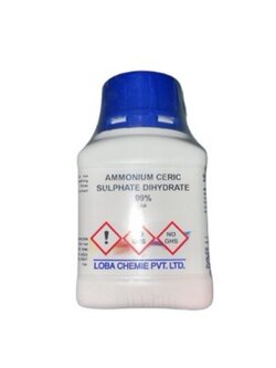 Ammonium ceric sulfate 99%, AR 100 g. Loba Chemie™