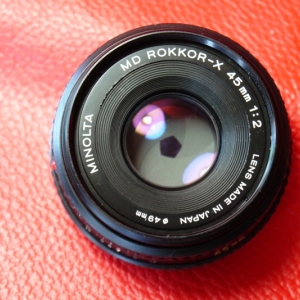 MINOLTA MD ROKKOR-X 45MM.F2