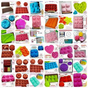 พิมพ์วุ้น/ช็อคโกแลต/พิมพ์ขนมชั้นทำจากยางซิลิโคน