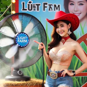 พัดลมไอน้ำ ชัยหมวกแดง ไลท์ฟาร์ม: ตัวช่วยคลายร้อนที่ดีที่สุด!