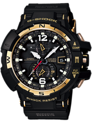 CASIO G-SHOCK นาฬิกาข้อมือ นาฬิกากันน้ำ นาฬิกาของแท้ ประกันศูนย์ CMG 1 ปี รุ่น GW-A1130-1A นาฬิกาสีดำ