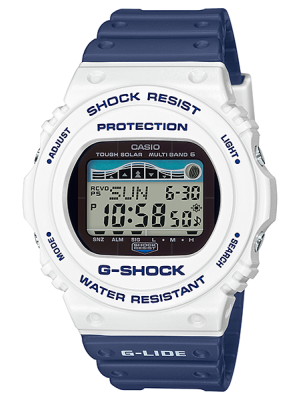 CASIO G-SHOCK นาฬิกาข้อมือ นาฬิกากันน้ำ นาฬิกาของแท้ ประกันศูนย์ CMG 1 ปี รุ่น GWX-5700SS-7 นาฬิกาสีขาว