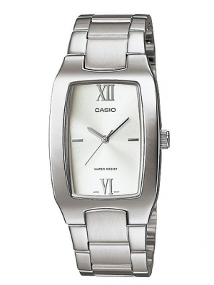 CASIO นาฬิกาคาสิโอ นาฬิกาข้อมือ นาฬิกากันน้ำ นาฬิกาของแท้ ประกันศูนย์ CMG 1 ปี รุ่น MTP-1165A-7C2 นาฬิกาสีเงิน