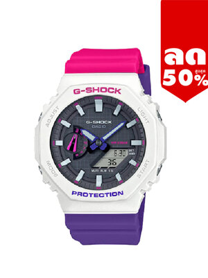 CASIO G-SHOCK นาฬิกาข้อมือ นาฬิกากันน้ำ นาฬิกาของแท้ ประกันศูนย์ CMG 1 ปี รุ่น GA-2100THB-7A นาฬิกาสีขาว